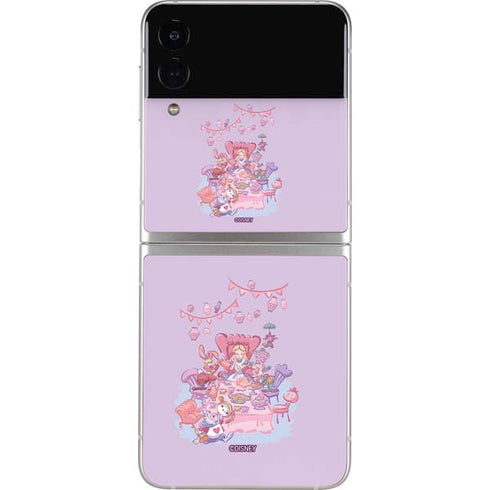 Disney Alice in Wonderland (animated) Mad Tea Party Galaxy Z Flip4 5G Skin